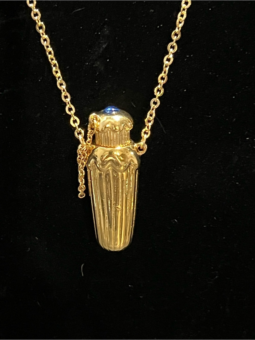 Vintage Avon "Falcon Ever After" Flacon Perfume Bottle Pendant Necklace